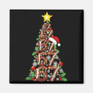 Imán 67 Árbol de Navidad Fútbol Fiesta Seis Siete Meme