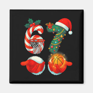 Imán 67 Baloncesto Santa Seis Siete Meme Navidad Srt M