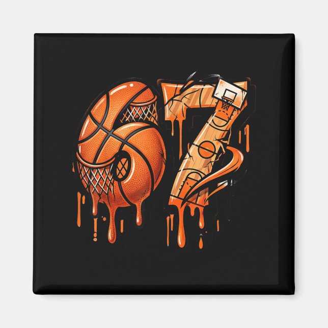 Imán 67 Basketball Ice Cream Drip Six Seven  (Frente)