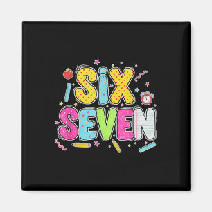 Imán 67 Camiseta para maestros 67 Meme Mujeres Maestra 