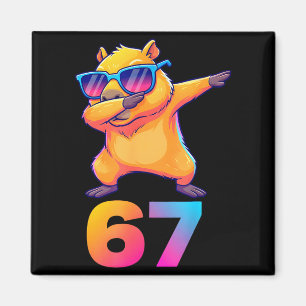 Imán 67 Carpincho Seis Siete Meme Animal Carpincho Geni