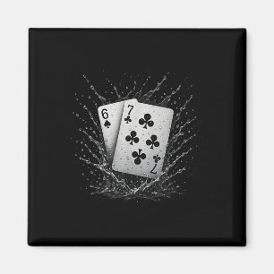 Imán 67 Cartas de Juego Seis Siete Meme Juego de Cartas