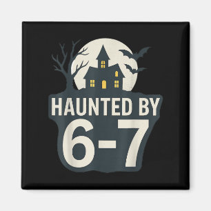 Imán 67 Casa embrujada de Halloween Meme - Six Seven Ge
