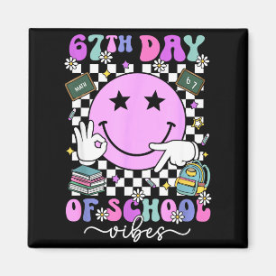 Imán 67 Días De Colegio Meme 100º Día De Colegio Vibrac