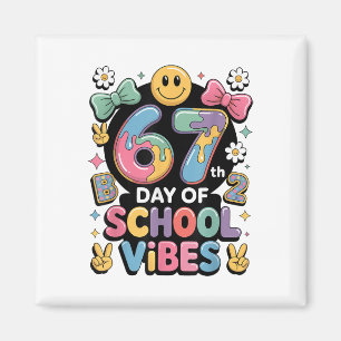 Imán 67 Días De Escuela Meme100º Día De Escuela Vibes P