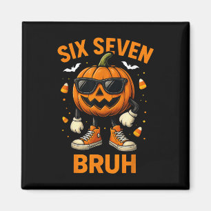 Imán 67 Halloween Divertido Seis Siete Meme Brainrot Ca