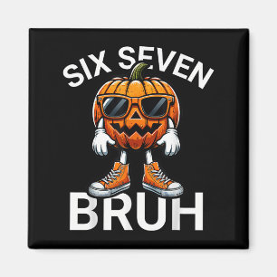 Imán 67 Halloween Divertido Seis Siete Meme Brainrot Ca