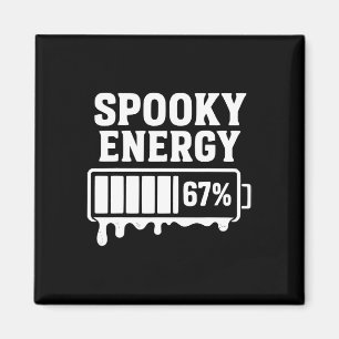 Imán 67 Halloween Energía Espeluznante Brainrot Meme Se