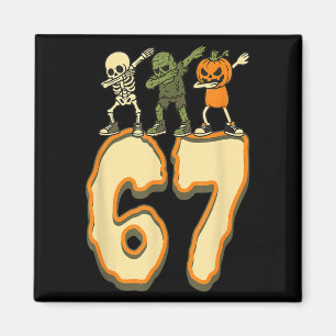 Imán 67 Halloween Meme 6 7 Números Seis Siete Niños Div