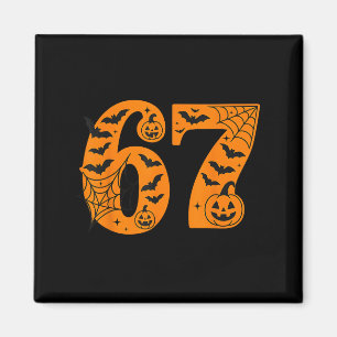 Imán 67 Halloween Seis Siete Brainrot Meme Niños Divers