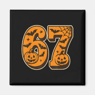 Imán 67 Halloween Seis Siete Brainrot Meme Niños Divert