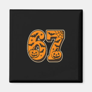 Imán 67 Halloween Seis Siete Brainrot Meme Niños Divert