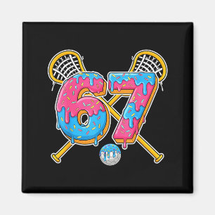 Imán 67 Helado Goteo Meme Gen Alpha Jerga Lacrosse Sr