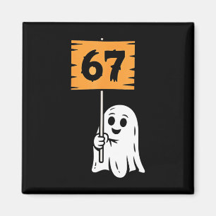 Imán 67 Humor de meme 6-7 Seis Siete Halloween 