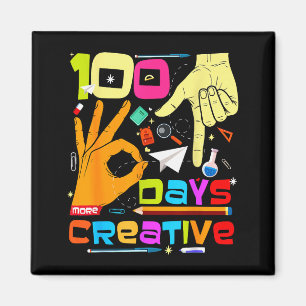 Imán 67 Meme 100 Días De Escuela Niños Creativos Maestr