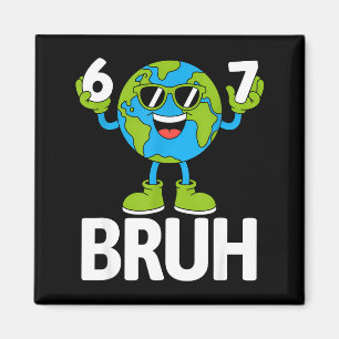 Imán 67 meme 6 7 bruh seis siete gen divertido día de l