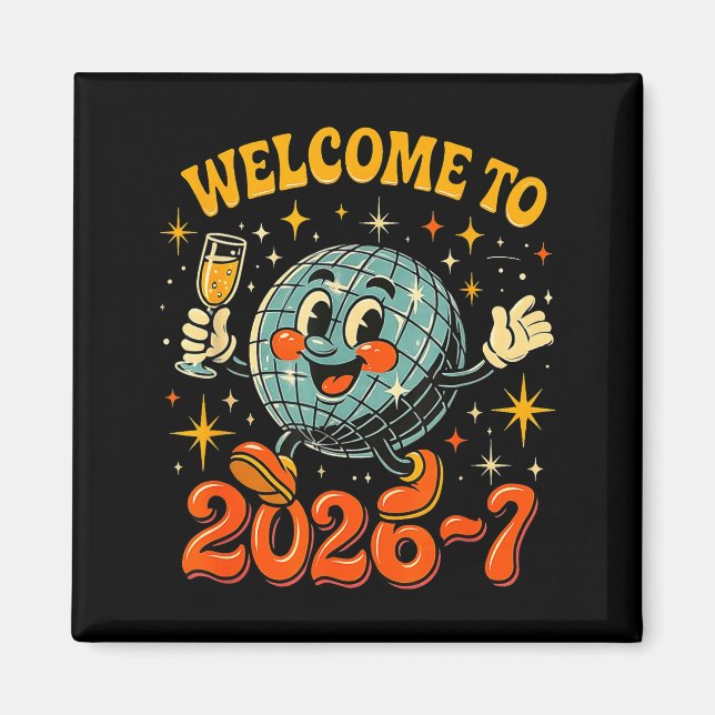 Imán 67 Meme Countdown Happy New Year Funny Drip Number (Frente)