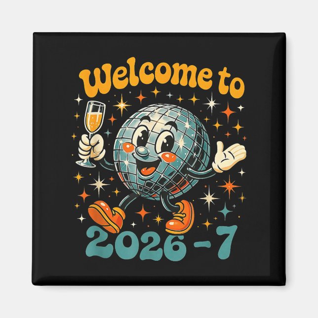 Imán 67 Meme Countdown Happy New Year Funny Drip Number (Frente)