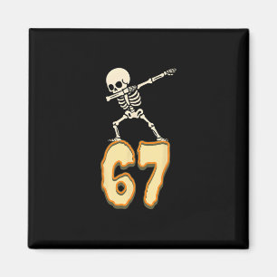Imán 67 Meme de Halloween 6 7 Números Seis Siete Divert