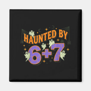 Imán 67 Meme disfraz de Halloween atormentado por 6-7