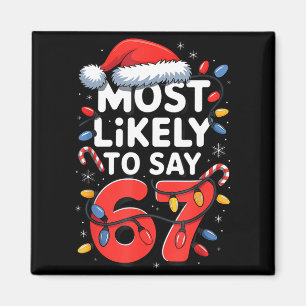 Imán 67 Meme divertido diseño de Meme de Navidad Más pr