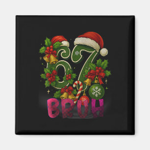 Imán 67 Meme Divertido Navidad Cuadro Rojo Xmas Pijama 