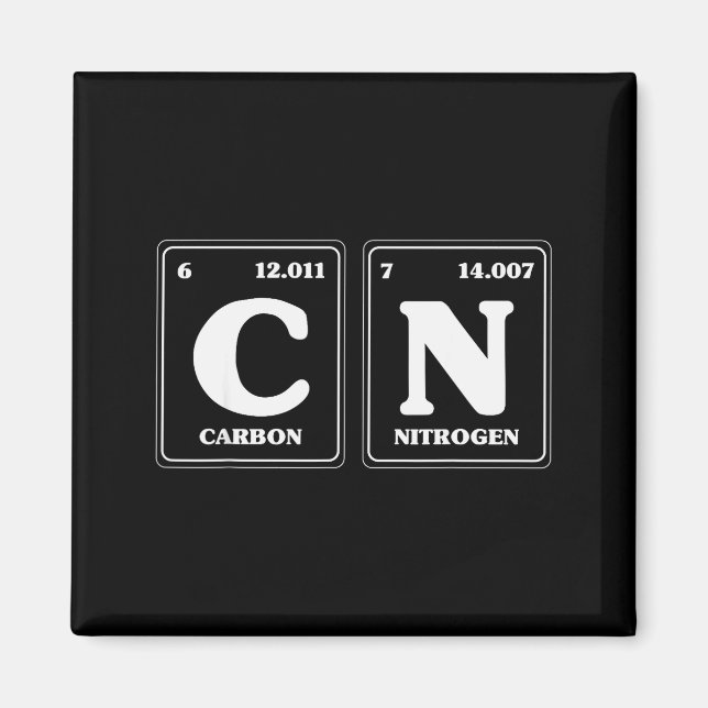 Imán 67 Meme divertido profesor ciencia tabla periódica (Frente)