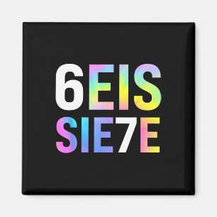 Imán 67 Meme español Seis Siete Seis Siete Español Dive