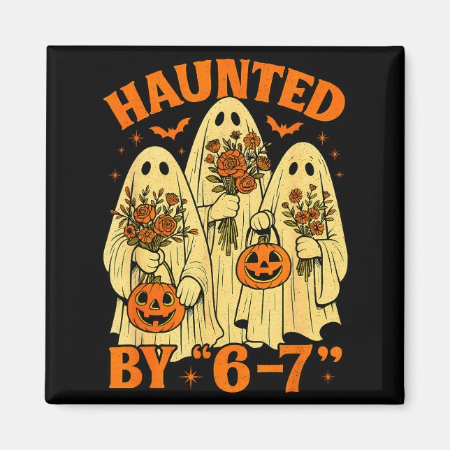 Imán 67 Meme Fantasma Divertido Halloween Divertido Sei (Frente)