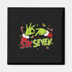 Imán 67 Meme Humor 6-7 Divertido Seis Siete Navidad 