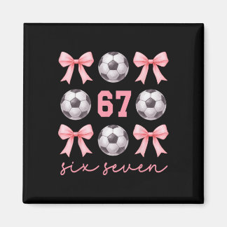 Imán 67 Meme Mamá Fútbol Hermana Coqueta Lazos Rosa Niñ