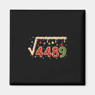 Imán 67 Meme Navidad Raíz Cuadrada 4489 Seis Siete Mate