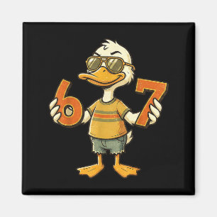 Imán 67 Meme Pato Lindo 6 7 Divertido Seis Siete 6-7 Ge