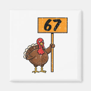 Imán 67 Meme Pavo Divertido Día de Acción de Gracias 6 