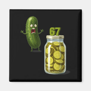 Imán 67 Meme Pepino Sorpresa Un Frasco De Pepinos En Ro