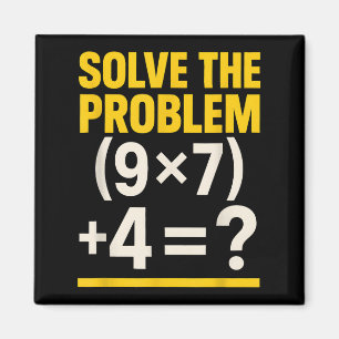 Imán 67 Meme profesor de matemáticas divertido escuela 