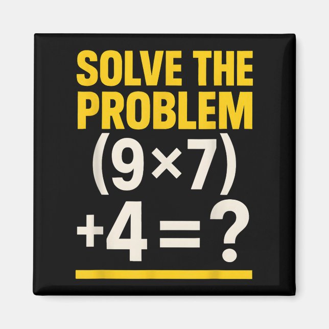 Imán 67 Meme profesor de matemáticas divertido escuela  (Frente)