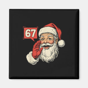 Imán 67 Meme Seis Siete Santa Divertido Navidad Gen Z A
