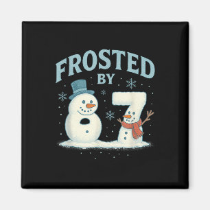 Imán 67 muñeco de nieve de Navidad 6 7 meme de Internet