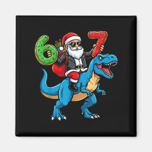 Imán 67 Navidad 6 7 Meme Divertido Santa Seis Siete Nav
