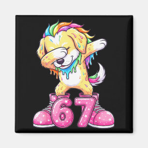 Imán 67 Navidad Divertido 67 Brainrot Juventud Perros N