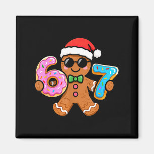 Imán 67 Navidad Pan de Jengibre Seis Siete Meme Gen Alf