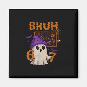 Imán 67 Profesor Fantasma de Halloween Seis Siete Meme 