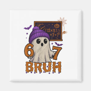 Imán 67 Profesor Fantasma de Halloween Seis Siete Meme 