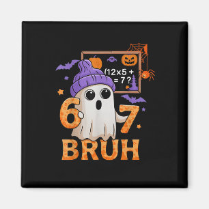 Imán 67 Profesor Fantasma de Halloween Seis Siete Meme 