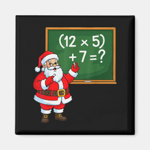Imán 67 Profesor Navidad Santa Seis Siete Meme Brainrot