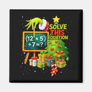 Imán 67 Profesor Verde Navidad Seis Siete Meme Brainrot