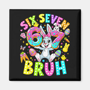 Imán 67 seis siete bruh meme lindo conejo conejito Pasc