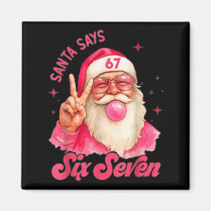 Imán 67 Seis Siete Burh Divertida Navidad 6 7 Meme Homb