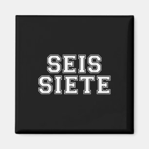 Imán 67 Seis Siete Spanish Brainrot Navidad